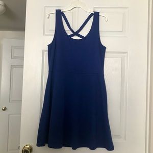 Royal Blue Skater Dress